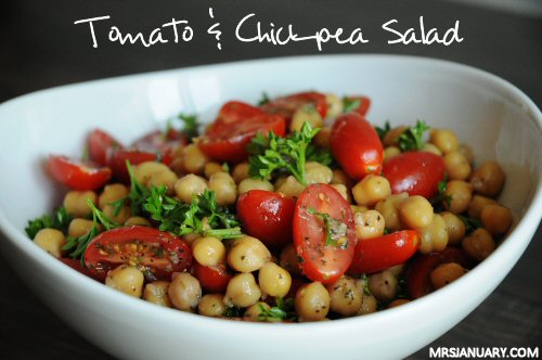 Tomato-Chickpea-Salad